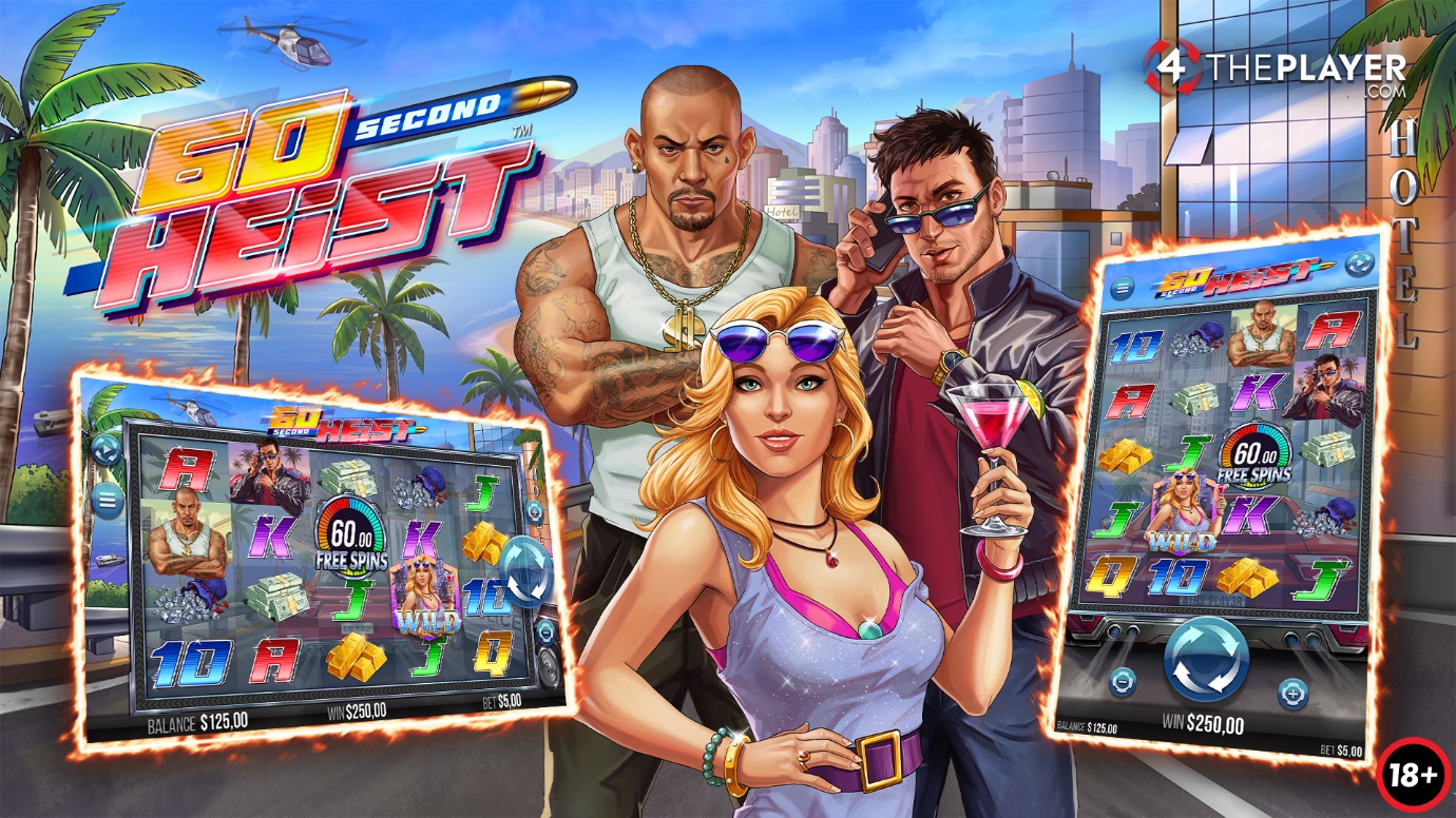 Yggdrasil and 4ThePlayer race towards time in their very own new 70 Second Heist pokie