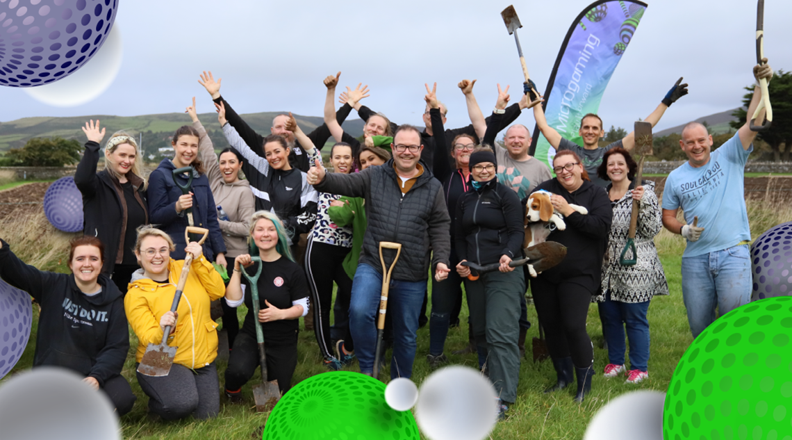 Microgaming gives returning to the environment having a 20th-anniversary woods planting task