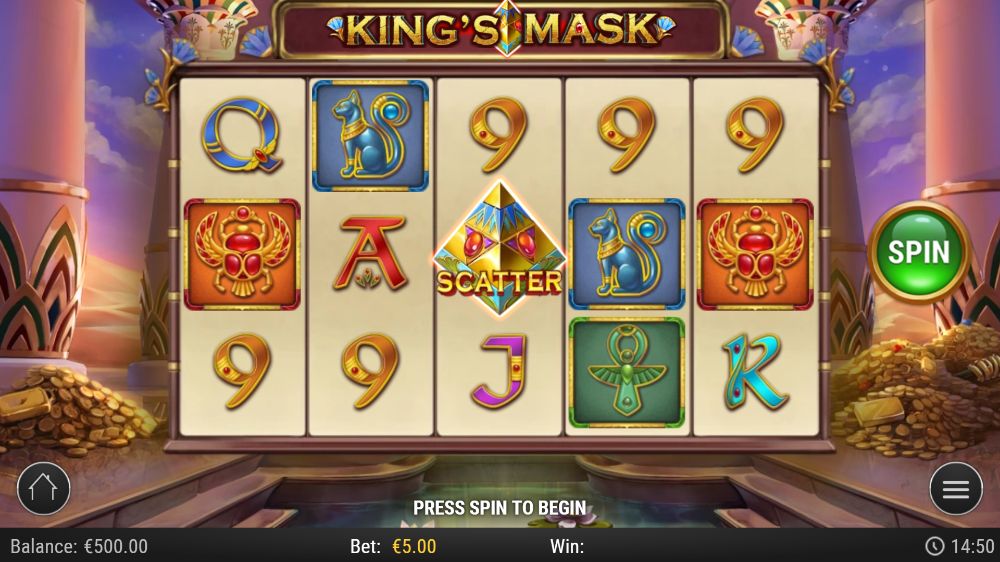 Uncover the King’s Mask by using Play ‘n GO